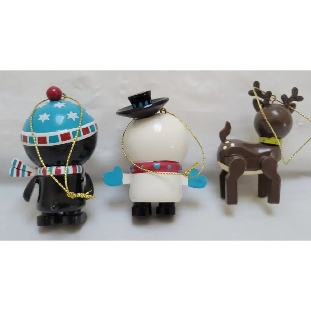 Stampin' Up! No Peeking Set - 8 Rubber Stamps and 3 Matching Christmas Ornaments - Picture 8 of 13